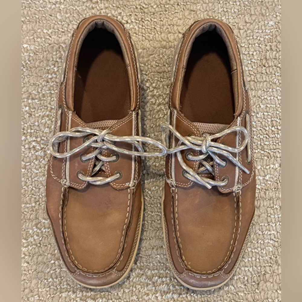 L.L. Bean Tan Leather Boat Shoes